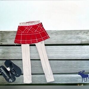 A&F Plaid Skirt Bundle, size 00